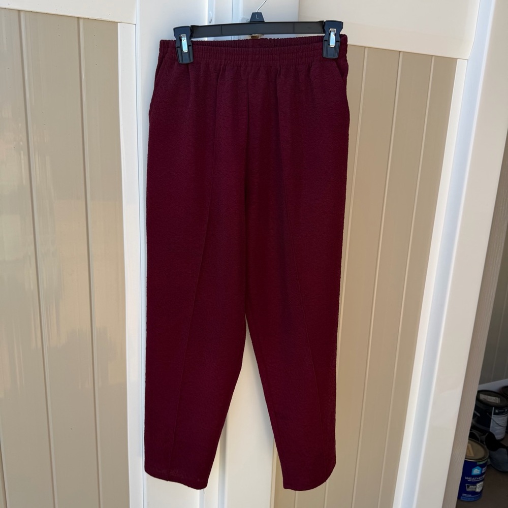 Men's Burgundy Pants